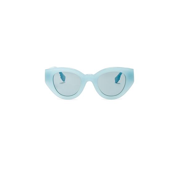 Burberry Classic Blue Acetate Reloaded Sunglasses Size OS - Picture 1 of 5